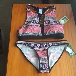 Eidon high neck top with full coverage bottoms